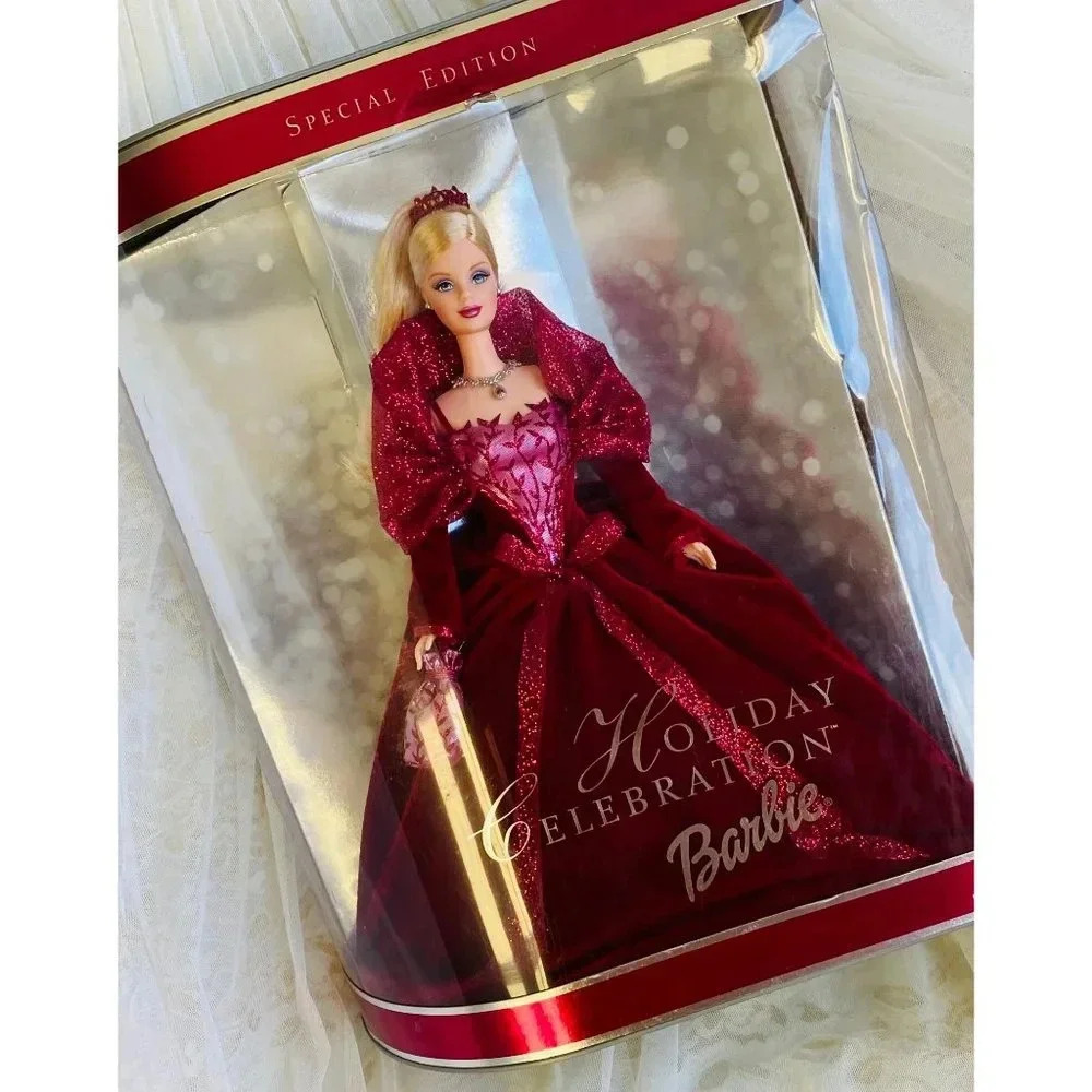 Brand New 2002 Holiday Celebration Barbie Doll NIB